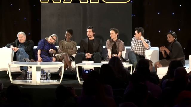Star Wars: The Force Awakens: Press Conference - JJ Abrams, Daisy Ridley, Adam Driver | ScreenSlam