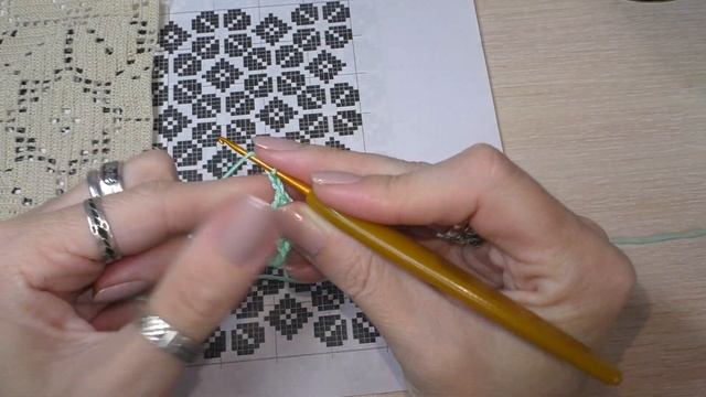 Начало салфетки Цветочное поле. смотреть онлайн