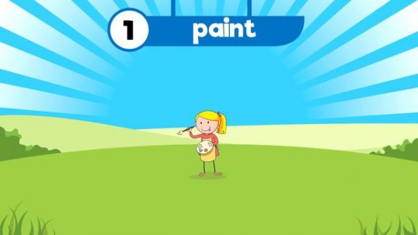 Learn Actions Verbs | Action Words | Video Flash Cards | English for Children | Fun Kids Videos