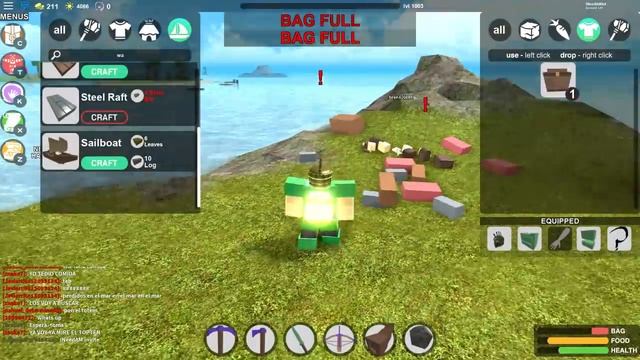 NOOB DISGUISE TROLLING W/ EMERALD ARMOR! | ROBLOX: Booga Booga смотреть онлайн
