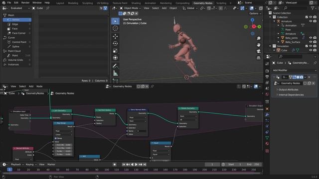 Easy Particle Simulation | Blender 3.6 Geometry Nodes Tutorial смотреть онлайн