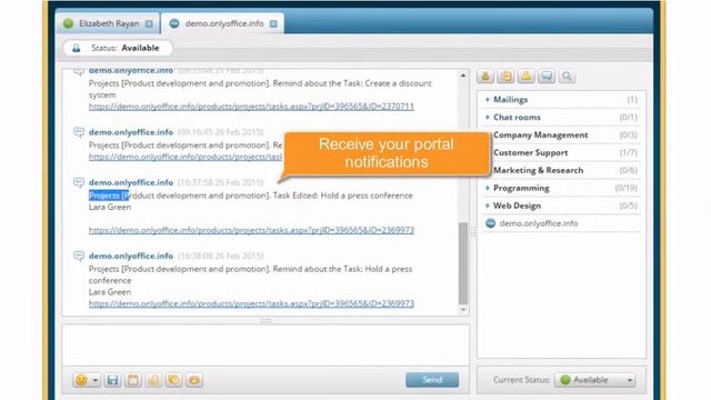 Several ways to communicate with team using Talk смотреть онлайн