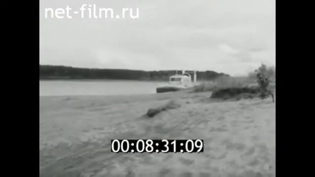 1973г. катер "Бриз" на воздушной подушке. Лосевская протока, река Вуокса. Ленинградская обл смотреть онлайн