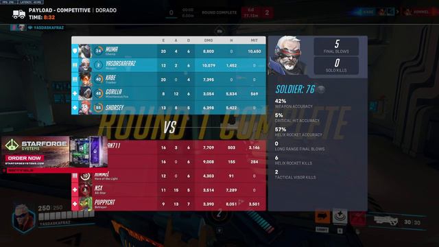 SUREFOUR INSANE SOLDIER 76 + HANZO OVERWATCH 2 SEASON 9 GAMEPLAY смотреть онлайн