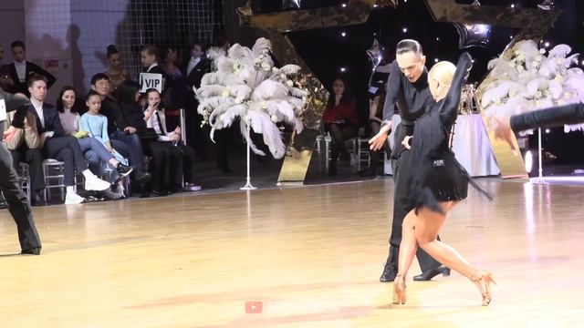 Pugachev German - Tishova Ariadna | Rumba | Youth Latin | Siberian Marathon 2020 смотреть онлайн