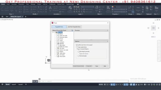 Remove Unused Items by Purge! | AutoCAD Tips & Tricks | Nemi Designing Center | #autocadpurge смотреть онлайн
