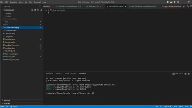 5 Angular Reactive Form with angular material, Flex layout With PHP PART 3 смотреть онлайн