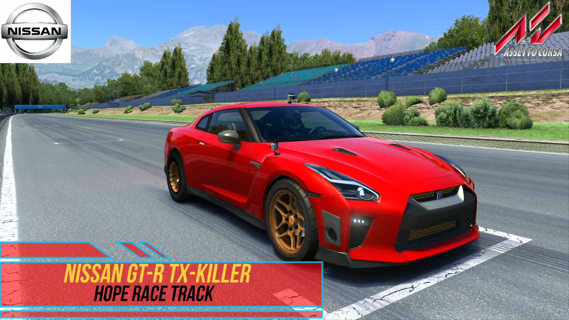 Nissan GT-R TX-Killer - Hope Race Track| Assetto Corsa. смотреть онлайн