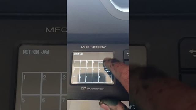 How to fix ink box full brother mfc-T4500dw #reset purge count смотреть онлайн