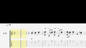 Мохнатый шмель.(Сложный вариант). Гитара. Ноты. Табы.