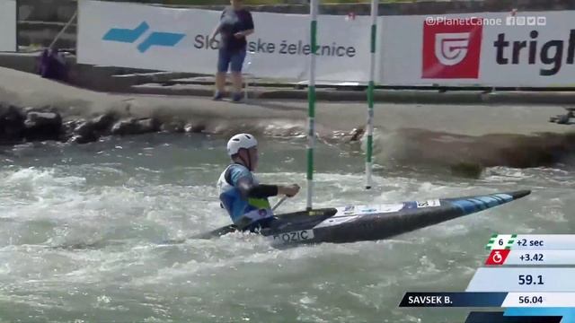 Luka Bozic Slovenia Semi-Final / 2023 ICF Canoe-Kayak Slalom World Cup Ljubljana Slovenia смотреть онлайн