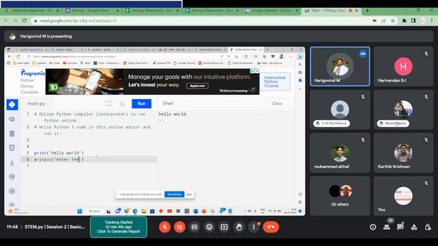 STEM.py | Session 2 | Basics of Python смотреть онлайн