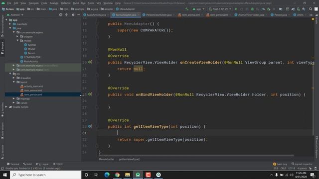 How to use Multiview RecyclerView with DiffUtil ItemCallback Android Java смотреть онлайн