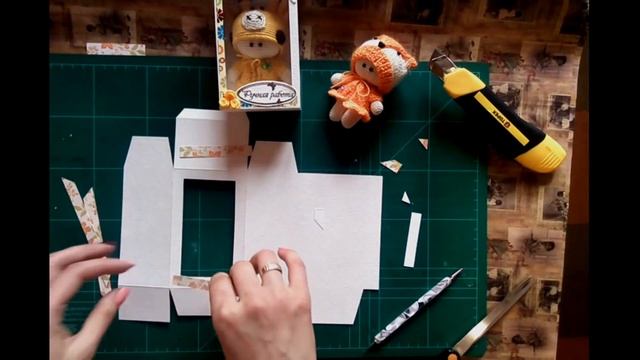 DIY КОРОБКА ДЛЯ КУКЛЫ ВЕРТИКАЛЬНАЯ ? TULINA Gift Box for doll vertical смотреть онлайн