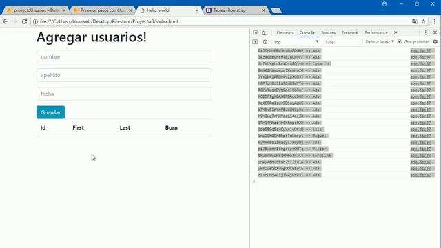 Firebase #3 CRUD en Firestore - Leer documentos y colecciones en una App Web con Bootstrap 4 смотреть онлайн