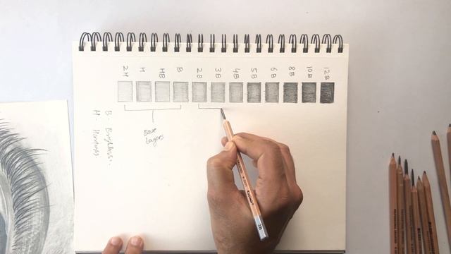 Pencil grades understanding | Pencil grade difference | Best pencil for drawing смотреть онлайн