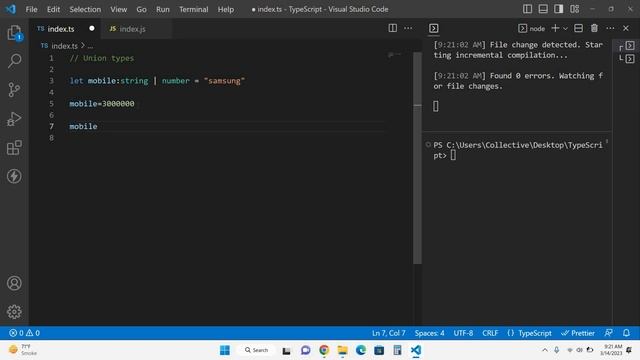 Union Types | TypeScript for Beginners # 13 смотреть онлайн