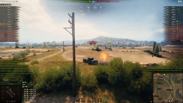 Отличная позиция для засвета, на карте Прохоровка. Panhard EBR 105. 4К VIDEO. смотреть онлайн