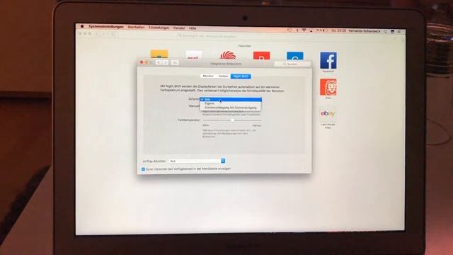 Night Shift Modus beim Macbook Macbook Air Macbook Pro Neue Night Shift Mode Demo aktiviert DIY смотреть онлайн