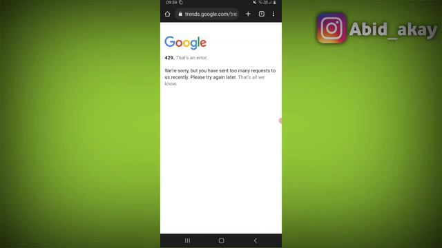Google fix 429 that's an error problem Sovled смотреть онлайн