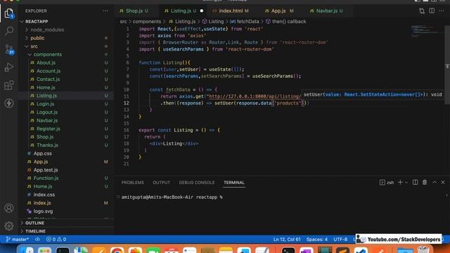 #27 React JS Tutorial with Laravel | Show Categories Products on React App смотреть онлайн