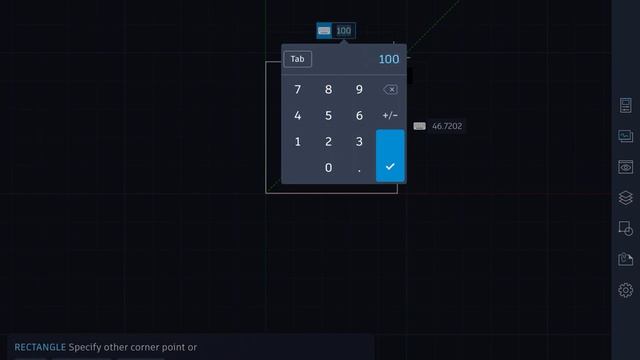 Rectangles in AutoCAD for iPad смотреть онлайн