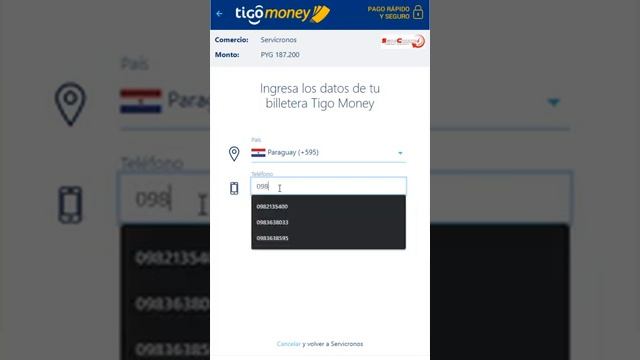 Botón de Pago Billetera Tigo Money смотреть онлайн