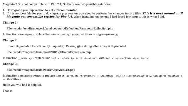 Magento: Magento 2 : Deprecated Functionality: Function ReflectionType::__toString() is deprecated смотреть онлайн