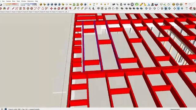 трехмерное проектирование каркасного дома в SketchUp смотреть онлайн
