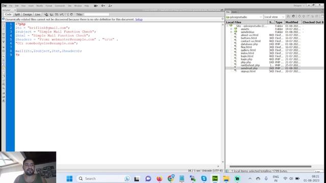 Send Mail using Simple mail function in PHP - Web Coding Studio смотреть онлайн
