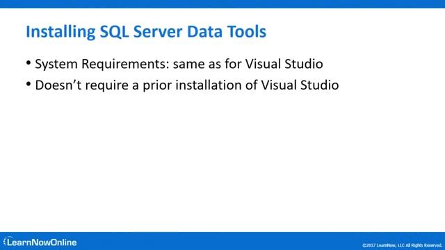 SQL Server 2016 Core, Part 1 Getting Started Player LearnNowOnline 8 смотреть онлайн