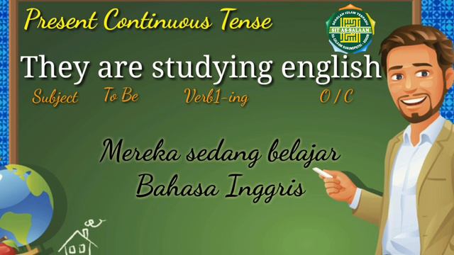 Present Continuous Tense (Lesson1-Basic English 6) | SDIT AS-SALAAM смотреть онлайн