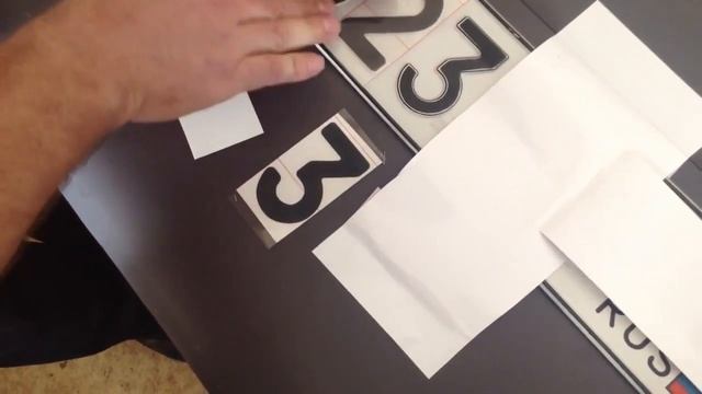 Как правильно клеить пленку на номер Нано авто пленка на номер от камер смотреть онлайн