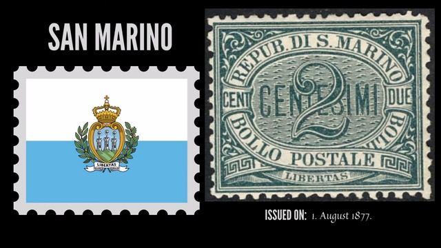European countries- the first postage stamp of each country смотреть онлайн