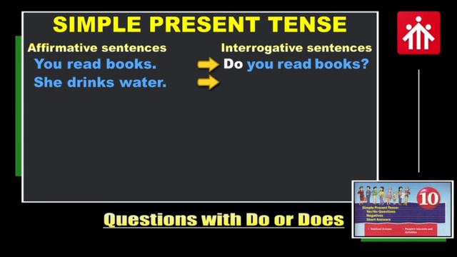 SIMPLE PRESENT TENSE || QUESTIONS WITH DO AND DOES || #02 смотреть онлайн