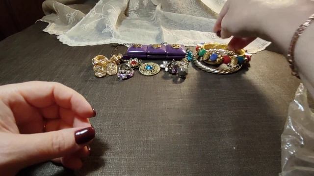 #винтажныеукрашения 44. Распаковка посылки с винтажными украшениями из Америки ??часть 1 смотреть онлайн