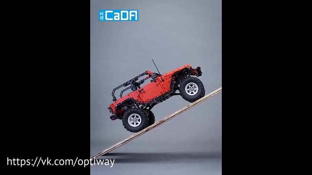 Радиоуправляемый конструктор | CADA deTech | Jeep Wrangler | Optiway смотреть онлайн