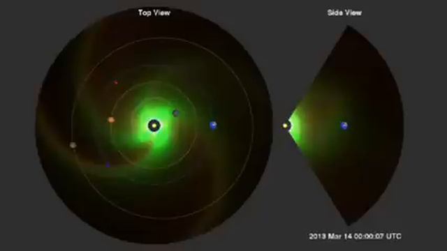Earth's Magnetosphere Hit by Solar Blast - CME | NASA Space Science Video смотреть онлайн