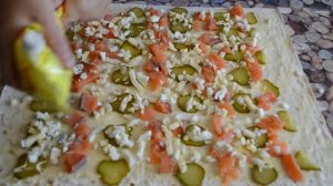 Закуска из лаваша простой рецепт. Рулет из лаваша с красной рыбой и сыром. ВКУСНЫЕ БЛЮДА