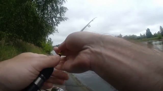 Канал имени Москвы, спиннинг, ловля окуня и бычка на мелкие силиконовые приманки на отводном. смотреть онлайн