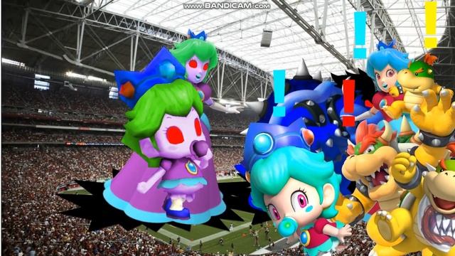Dark Bowser, Dark Ice Princess and Dark Baby Ice Princess Misbehave at the Super Bowl 57 смотреть онлайн