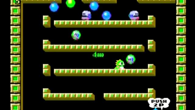 Bubble Bobble - Arcade Gameplay - Taito 1986 смотреть онлайн