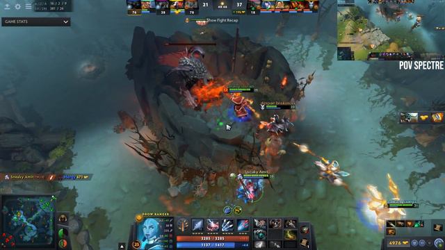 (DUAL PERSPECTIVE) QUEEN LATE GAME SPECTRE VS BALLISTA DROW RANGER | DOTA 2 смотреть онлайн