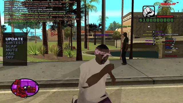 АДМИН ТЕЛЕПОРТИРУЕТ ИГРОКОВ В ♂DUNGEON♂ на НУБО РП в GTA SAMP смотреть онлайн