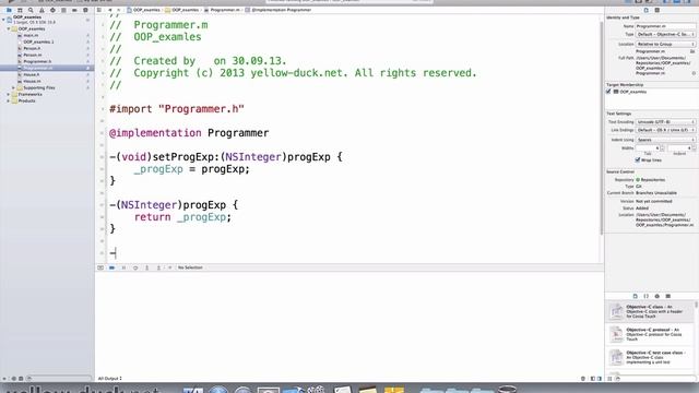 Наследование Objective C смотреть онлайн