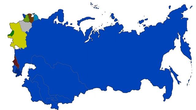 Распад СССР на карте кратко смотреть онлайн