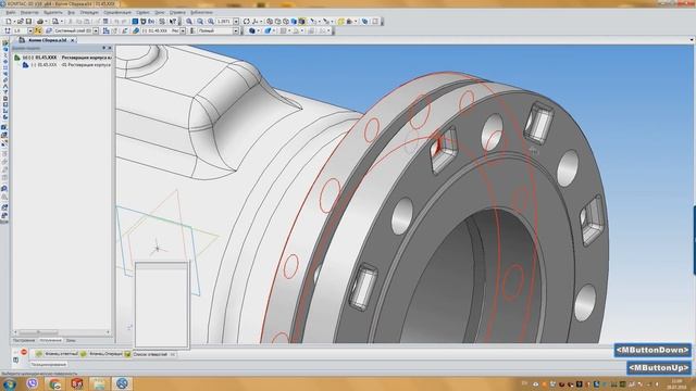 Компас 3D уроки - болтовое соединение смотреть онлайн