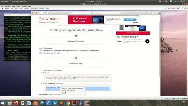 How To Install Cocoapods on Mac OSX - Mojave Catalina High Sierra Capitan Big Sur | Swift | Xcode смотреть онлайн