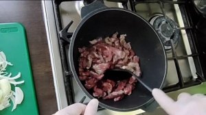 Поджарку из говядины готовлю только так, всегда получается вкусно!!!