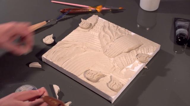 #13 Мастер класс по созданию интерьерной картины из #гипса смотреть онлайн